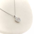 Image 13 of 18K white gold necklace with 0.19 ct. diamond | Chopard