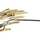 Afbeelding 7 van Bicolor gouden broche met diamanten; 0,60 ct.