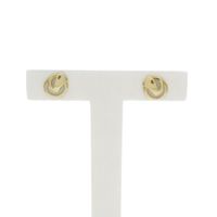 Golden fantasy stud earrings