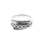 Image 2 of White gold ring with diamonds; 0.77 ct.