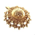 Image 2 of Large gold Zeeland brooch/pendant | Ø 32 mm