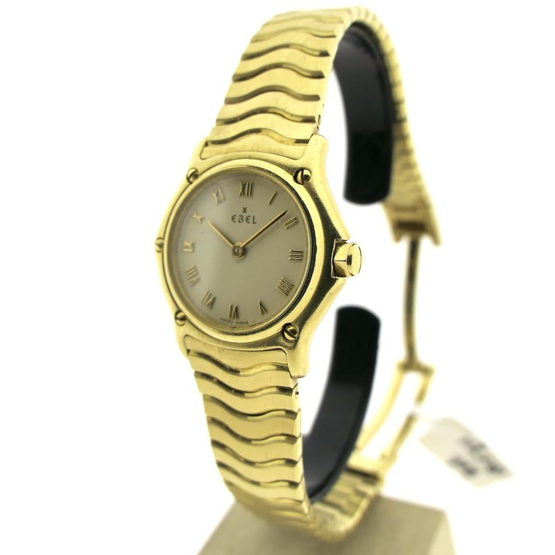 Image 2 of Ebel Wave; 18k gold women's watch