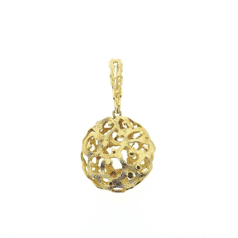 Image 1 of Golden organic pendant