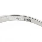 Image 6 of White gold solitaire ring with diamond | 0.16 ct.