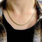 Image 9 of 9 carat twisted link chain