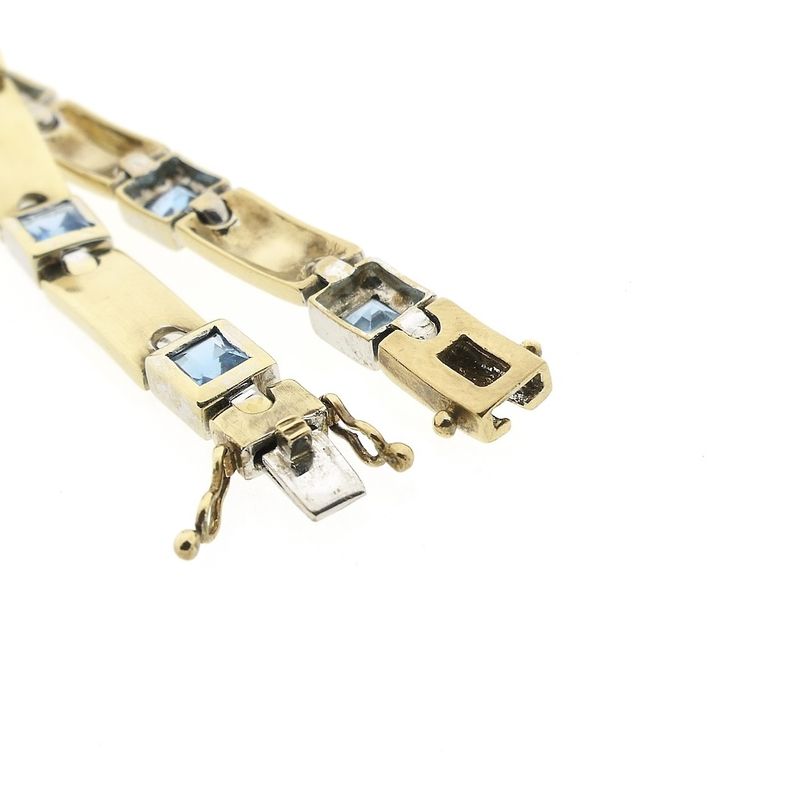 Image 4 of 8-karat aquamarine bracelet | 19 cm