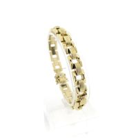 Gold Bismarck link bracelet