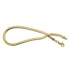 Image 4 of Gold flat gourmet link bracelet | 21 cm