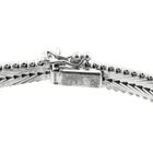 Afbeelding 4 van Witgouden visgraat schakelarmband met diamanten; 0,24 ct. | 19,5 cm