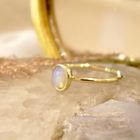 Image 2 of Gold ring with precious opal