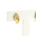 Image 5 of Gold stud earrings with diamond; 0.02 ct.