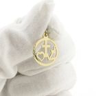 Image 6 of Gold pendant; Faith, hope, and love