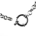 Image 6 of Silver jasseron link bracelet | 19 cm