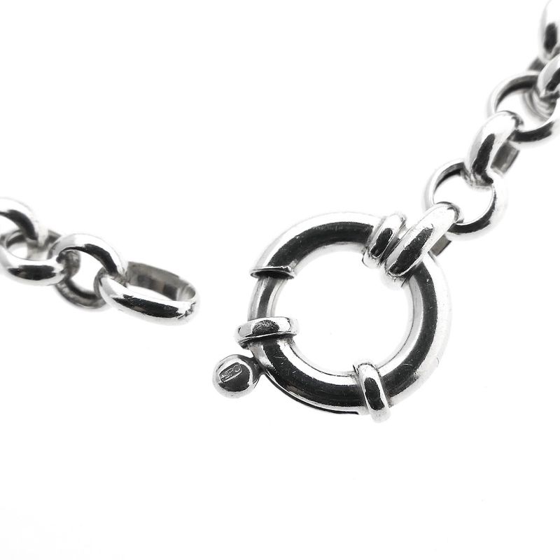 Image 6 of Silver jasseron link bracelet | 19 cm