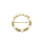 Image 1 of Gold brooch with pearl