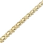 Image 8 of Gold flat king's link bracelet | 19 cm