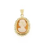Image 1 of Gold pendant with cameo | Vintage