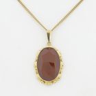 Image 9 of Vintage gold pendant with carnelian