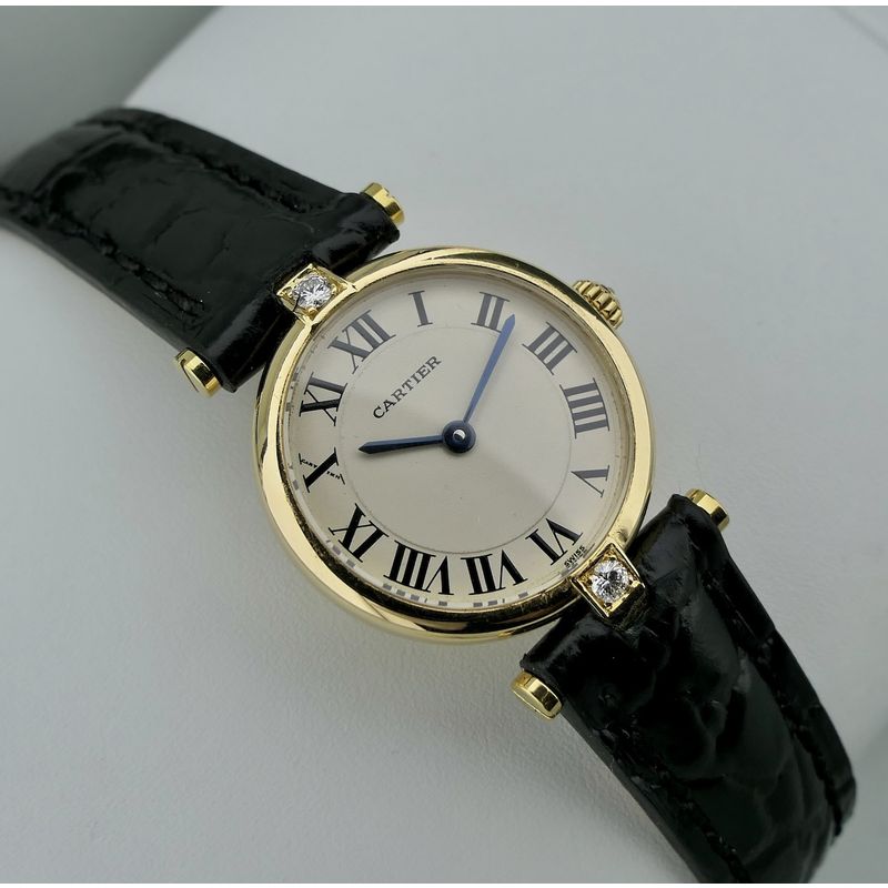 Image 12 of Cartier 'Must de Vendôme' 890004; 18k gold women's watch with diamonds