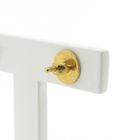 Image 3 of Vintage gold stud earrings with pearl