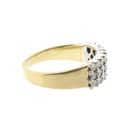 Image 5 of Golden Diamonde pavé ring with diamond; 1.08 ct.