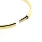 Image 5 of Gold smooth slave bracelet; Size M