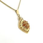 Image 7 of Gold Pendant with Coral