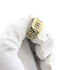 Image 2 of 18K Two-tone diamond ring; 0.12 ct. | Men's