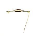 Image 4 of Antique two-tone gold brooch with carnelian