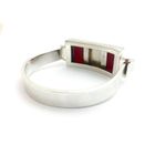 Image 3 of Silver bracelet with carnelian stones