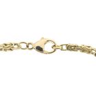 Image 4 of Gold square king's link bracelet | 23 cm