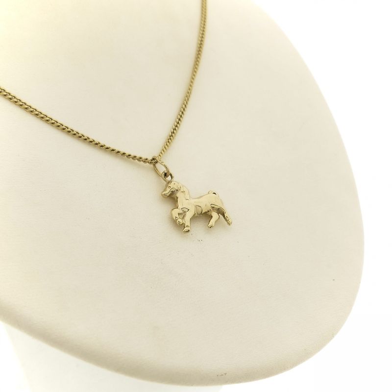 Image 6 of Gold pendant of a horse