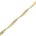 Image 9 of Gold twisted link bracelet | 21.5 cm