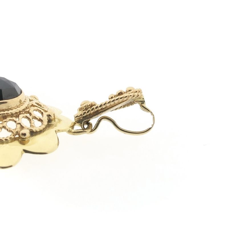 Image 6 of Vintage gold pendant with garnet