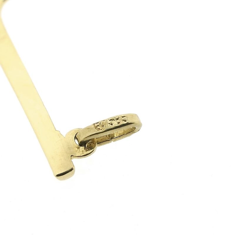 Image 6 of Gold pendant of a hockey stick
