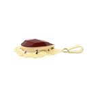 Image 6 of Vintage gold pendant with carnelian