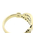 Image 5 of Gold ring with diamonds; 0.105 ct.