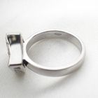 Image 9 of White gold ring with diamonds; LA DIVA