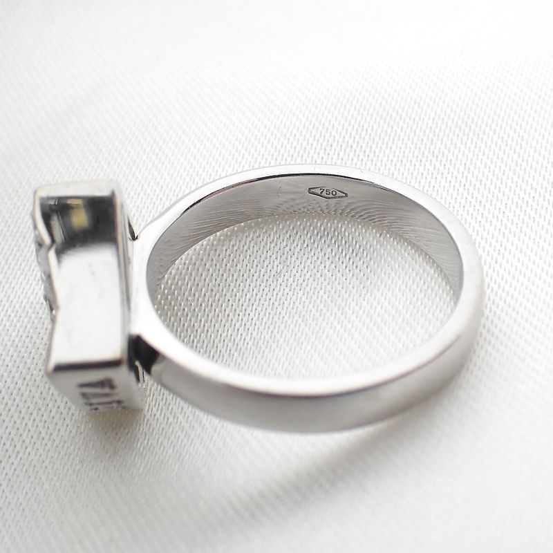 Image 9 of White gold ring with diamonds; LA DIVA