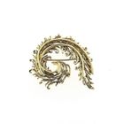 Image 1 of Vintage gold abstract brooch