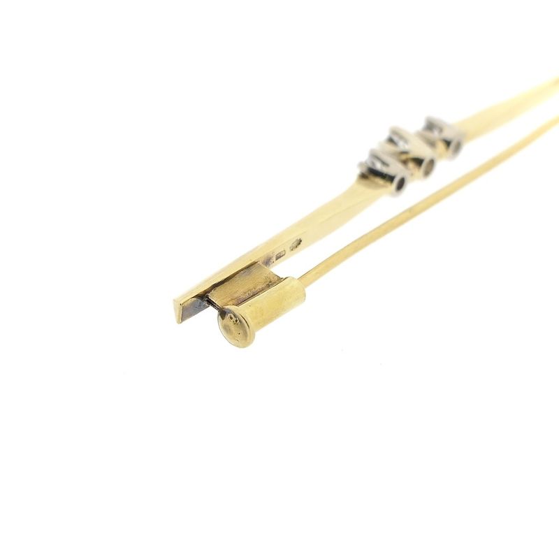 Image 6 of Gold brooch with diamond