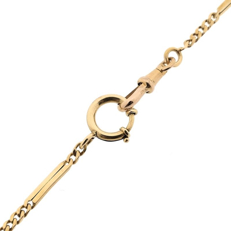 Image 7 of 18-karat gold gourmet/fantasy link chain | 43 cm