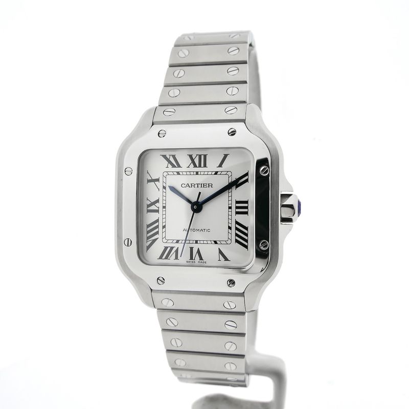 Image 1 of Cartier Santos 'Medium' 4075 WSSA0029; Automatic unisex watch