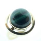 Image 2 of Gold ladies ring with malachite