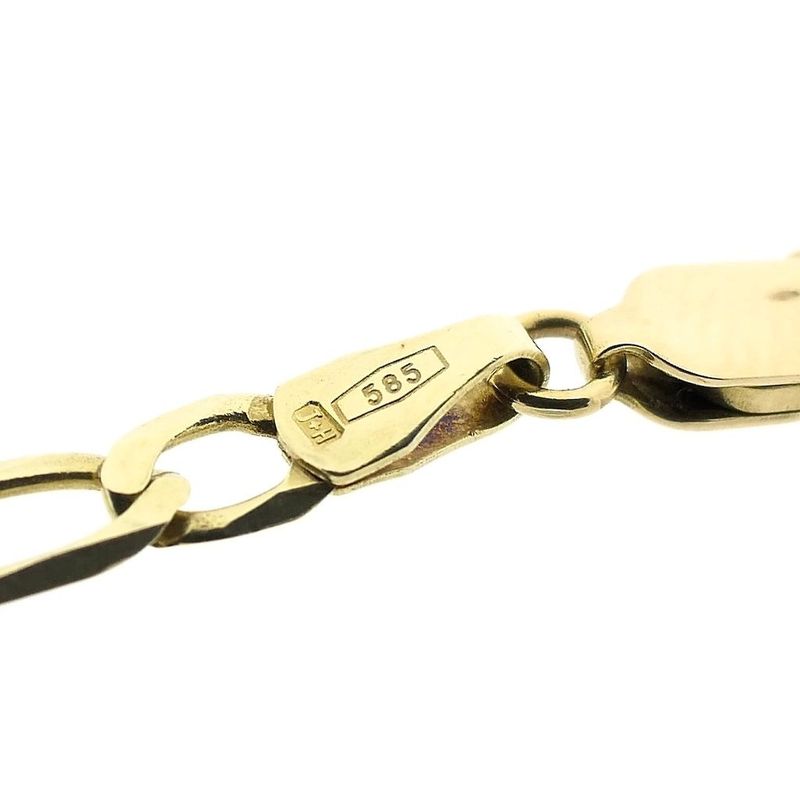 Image 6 of Golden Figaro link chain