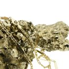 Image 2 of Gold closed figaro link chain | 46 cm