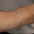 Image 10 of Gold navy link bracelet