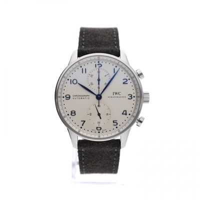 Image 1 of IWC Portuguese Chronograph IW371446; Automatic Men's Watch