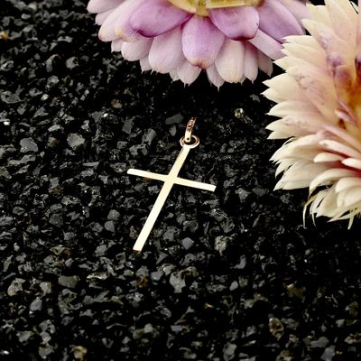 Image 2 of Gold Cross Pendant
