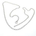 Image 3 of Silver jasseron necklace | 60 cm